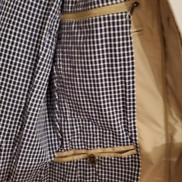 Mens Lands' End Trench Coat - Size Medium (38-40) - Picture 6 of 7